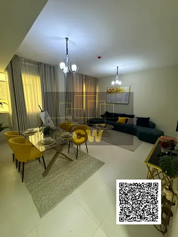 شقة فاخرة غرفتين وصالة للبيع في قرية الأميرة، عجمان | 1,352 قدم² | 600,000 درهم | تقسيط 7 سنوات | صفقة مميزة