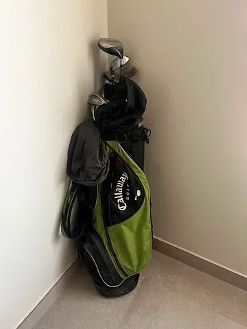 Callaway golf bag with set of clubs - used and accessoires