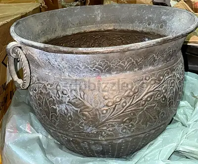 Antique pot with handle 35cm height