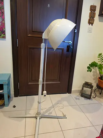 Adjustable Salon Hair Steamer / Hooded Hair Dryer on Stand - in working condition