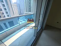 For Rent in Al Taawun: 2 bedrooms and a living room with a balcony and free AC. Master bedroom, buil