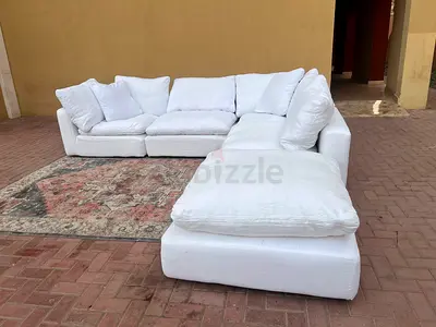 Looks great Condition The Loom feather 🪶 filled Modular Sofa with footstool
