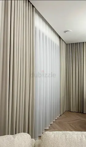 Blackout curtains with rod for sale
