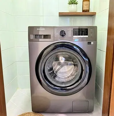 Samsung gray color 8kg washing machine for sell good working
