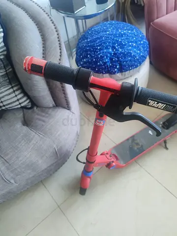 Red electric kick scooter - used, good condition