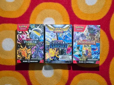 Pokemon TCG: Paldean Fates, Silver Tempest & Paldea Evolved (Bundle)