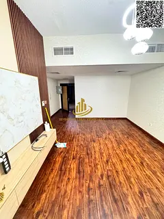 Two bedrooms and a living room in Garden City, super deluxe finishing, for annual rent with parking