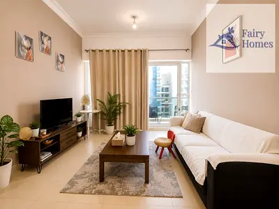 شقة مفروشة بغرفة نوم واحدة | إطلالة على المارينا والقناة | شرفة | Mayfair Residency