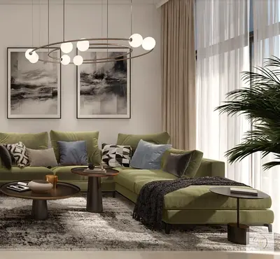 Furnished 1BR Penthouse | Jannat Midtown | Pool & Skyline View