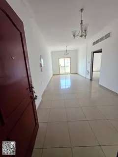 One bedroom and living room for annual rent in Ajman, Al Nuaimiya. 3 months free. 2 bathrooms, balco