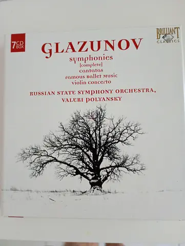 Glazunov — Symphonies (Complete) 7-CD Box Set — Russian State Symphony Orchestra, Valeri Polyansky