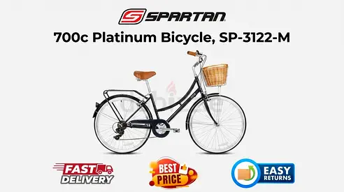 Bicycle in UAE - Spartan 700c Platinum Bicycle, SP-3122-M - Like New, Free Delivery