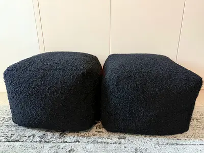 Set of 2 Poufs CB2