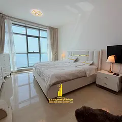 Luxurious two-bedroom apartment in Ajman - Corniche - Residence Towers - Fully furnished with hotel-