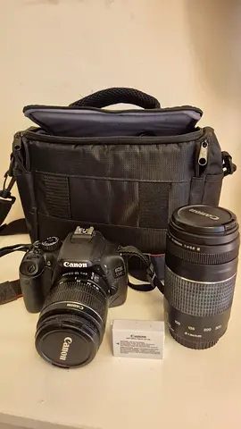 Barely Used Canon 550D DSLR Kit – 2 Lenses + Smart Case (Like New)