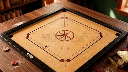 Wooden Carrom Board  - Good Condition