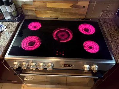 Beko stainless steel electric ceramic cooker 90x60cm