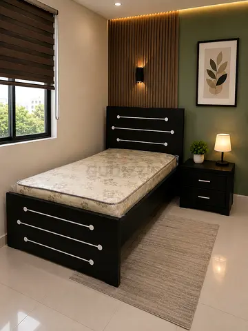 Single Bed Frame with Mattress