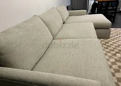 Good condition Crate&Barrel Lounge Deep feather filled sofa