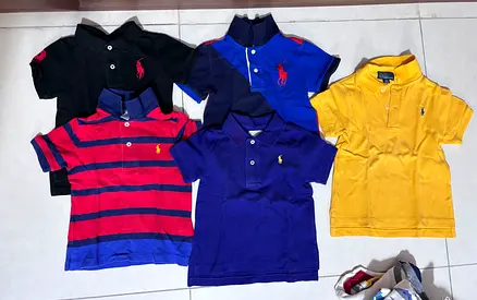 Original 5 Ralph Lauren Polo Shirts - 18 to 24 months