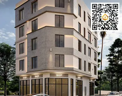 أرض تجارية سكنية للبيع في النباعة | تصريح 5 محلات و4 أدوار | جاهزة للبناء ومدفوعة الرسوم | زاوية شارع قار