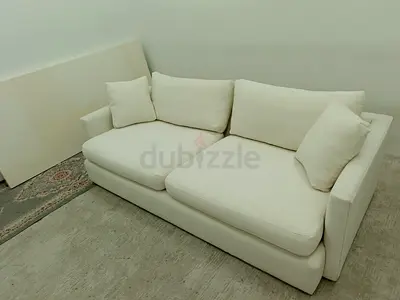 3 seater crate and barrel lounge Deep sofa