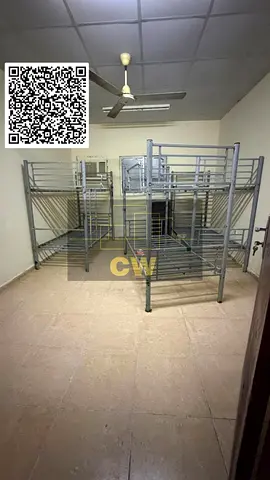 **MOHRE-Approved Labour Camp for Rent in Ajman Al Jurf | 72 Rooms | 10 Persons per Room | AED 3500/Month Including Utilities**