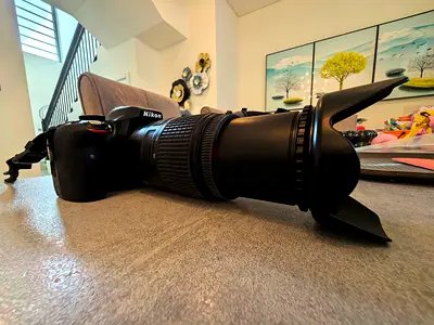 Nikon D3300 DSLR with 55-300 VR Telephoto Zoom Lens and 18-55 kit lens - Good Condition