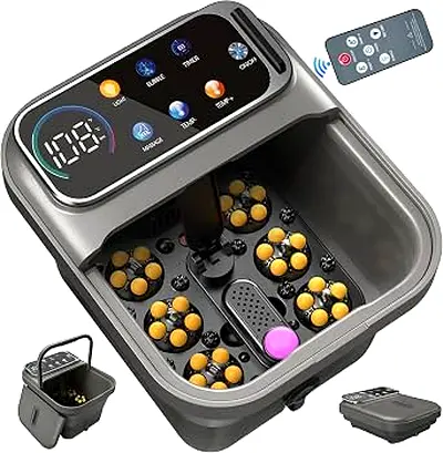 Collapsible Foot Spa Bath with Heat and Massage
