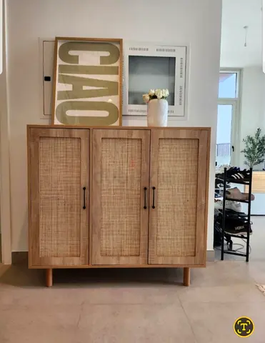 Rattan cabinet