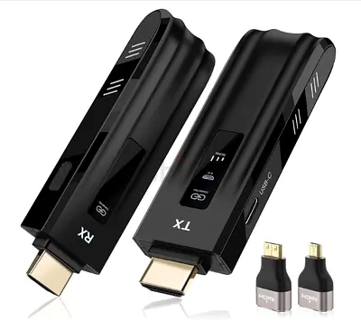 Wireless HDMI TX/RX Kit - USB-C/HDMI Screen Mirroring Adapter