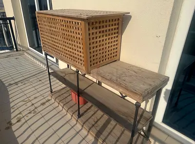 TV table and storage box