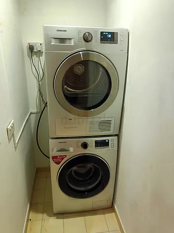 Samsung 8 kg washing and 8 kg dryer separate set