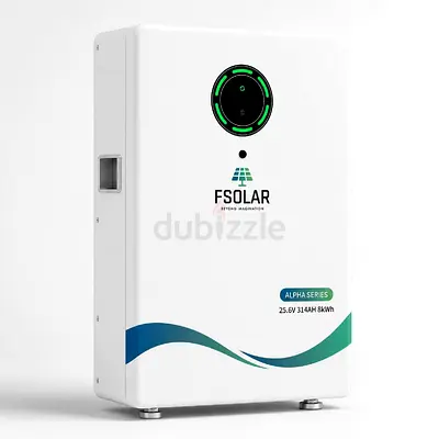 FSolar Alpha Series 8kWh Home Battery Storage (25.6V 314Ah)