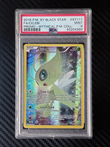 Pokemon Celebi XY Black Star PSA 9