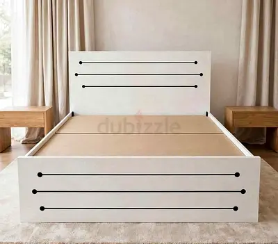 Brand New wooden Queen Bed including Medical Mattress Available