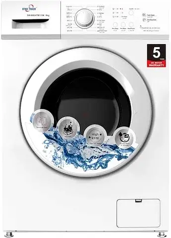 Star Track 6 Kg Front Load Washing Machine, White, Model Sw-600Atq1-Sk