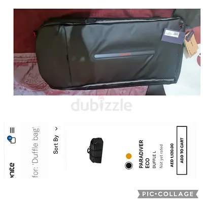 Brand new Samsonite L Ecodiver duffel bag with international warranty