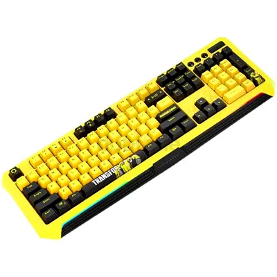 Thunderbolt Gaming keyboard (Transformers Bumblebee edition) with Gaming mouse pad