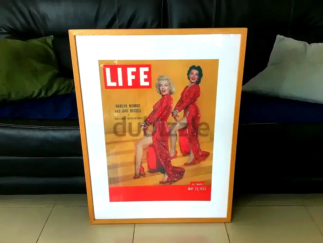 Classifieds: LIFE 1953 Cover (Marilyn Monroe/Jane Russell) Framed