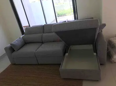 Great Condition IKEÀ __/_/ ESKELSTUNA SOFA BED WITH STORAGE