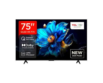 TCL 75 Inch tv - 75P7K | QLED - 4K Smart | Google Smart TV | Free Delivery + Warranty