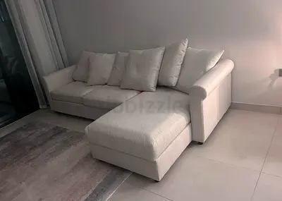 Ikea gronlid L shape sofa bed with mattress