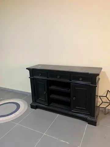 Black Classic Sideboard Cabinet