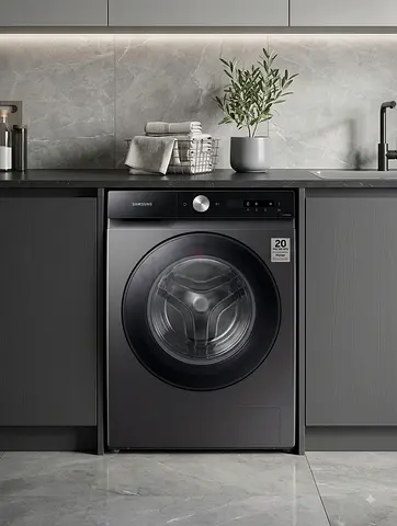 Samsung Bespoke Washer & Dryer Set – Separate Units | Premium Gray Collection