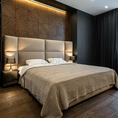 Luxury Upholstered King Size Brand New High Quality Premium Headboard Bed