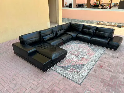 Ämazing Comfort Märina __ Home U Shape Sofa Black