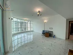 Two master bedrooms, a living room with a sea view, three balconies, gym, swimming pool, and parking