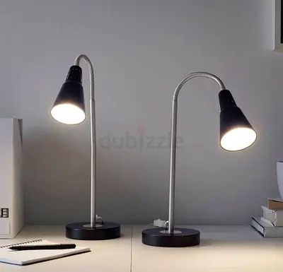 Ikea Kvart Flexible Gooseneck Desk or Bedside Lamps
