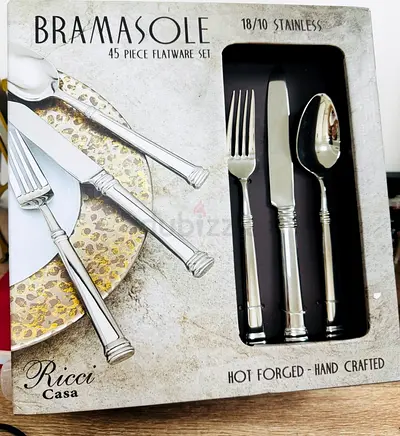 18/10 stainless steel Bramasole 45pc. Flatware